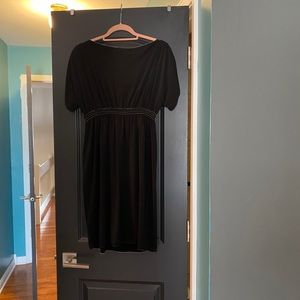 Black Grecian style dress